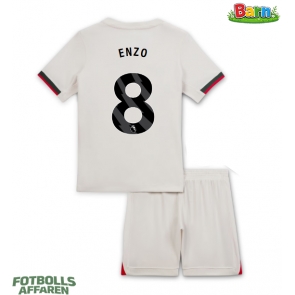 Chelsea Enzo Fernandez #8 Bortaställ Barn 2025-26 Kortärmad (+ Korta byxor)